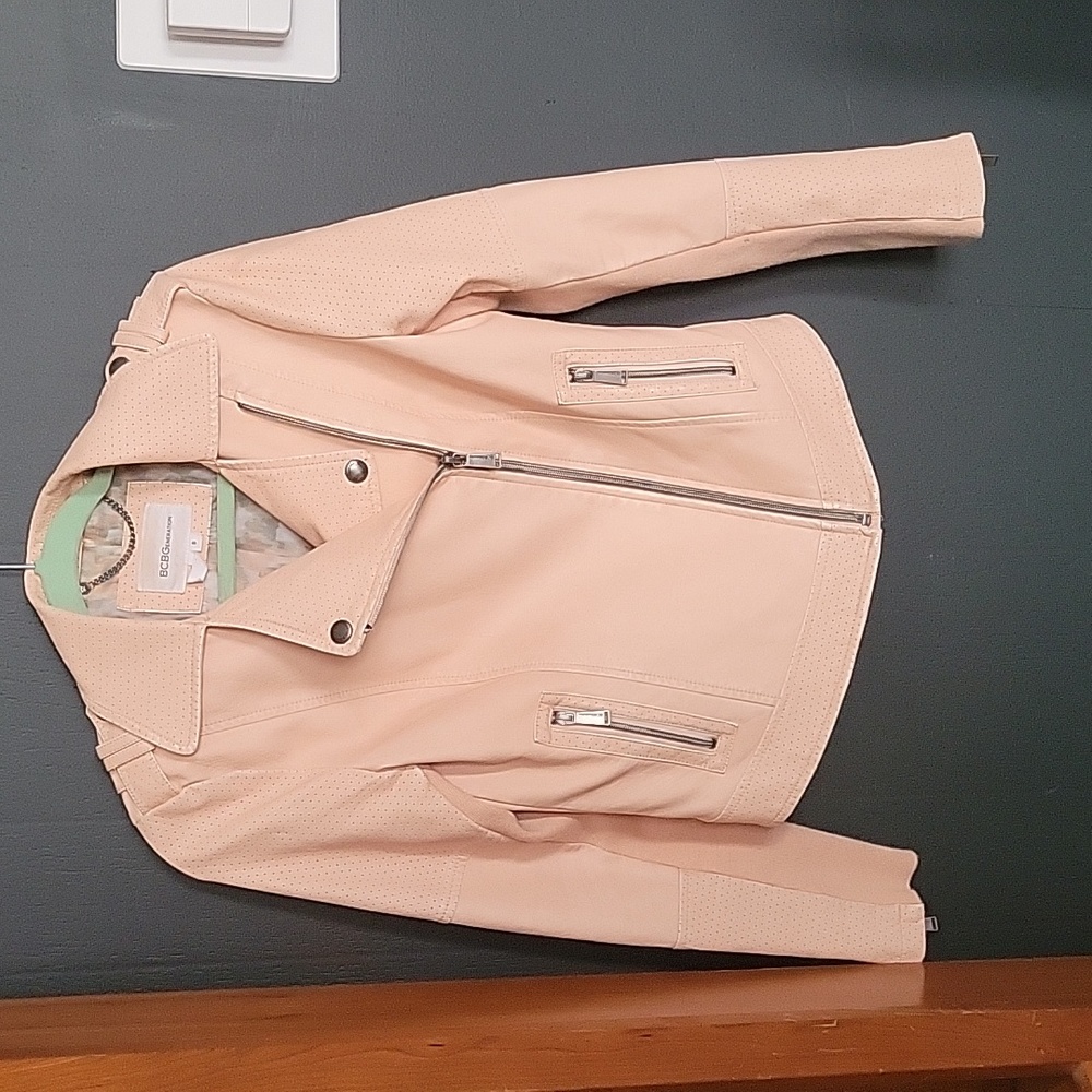Bomber Jacket, Peach, small